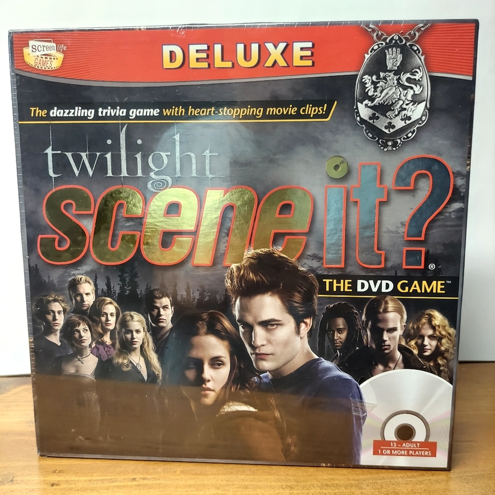 BRAND NEW SEALED Deluxe Twilight Scene It? The DVD Game